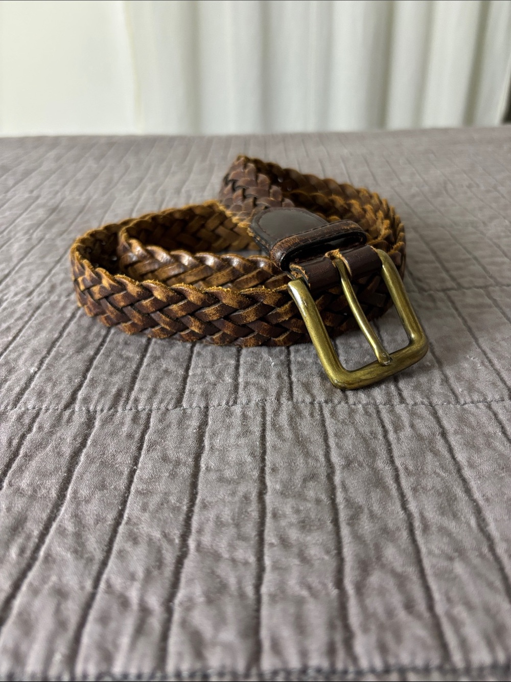 Braided Leather Belt